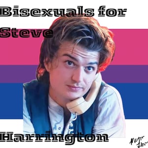 Bisexuals for Steve Harrington Sticker