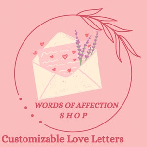 Carta de amor personalizable