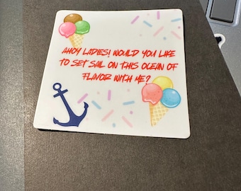 Set sail on this ocean of flavor sticker