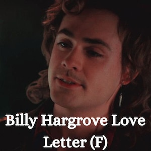 Billy Hargrove Liebesbrief (F)