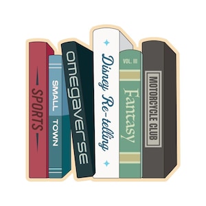 Genre Types sticker, smut sticker, booktok sticker, omegaverse sticker, Retelling sticker, fantasy romance, sports romance, romance sticker