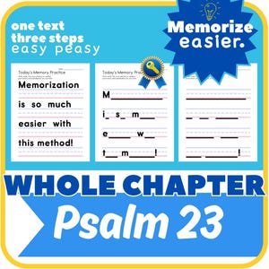 1st grade Bible Verses Copywork, Christian Printable, Kindergarten handwriting spelling practice, Charlotte mason Homeschool, PRINT