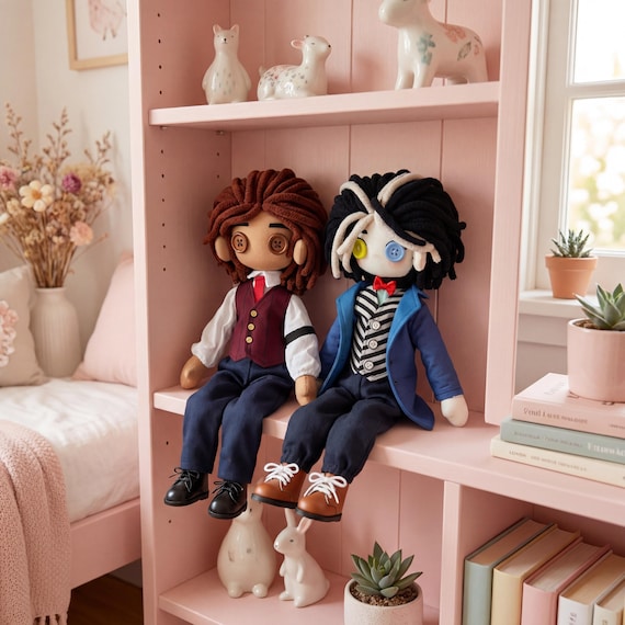 カスタム アラスター＆ヴィンセント ぬいぐるみ Vox Human、ハズビン