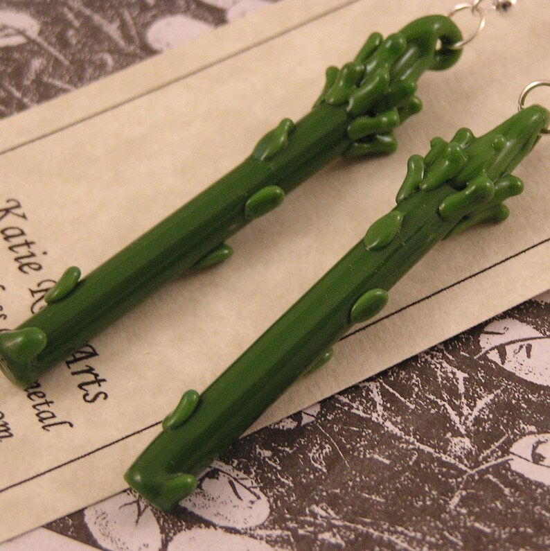 Asparagus Earrings Etsy