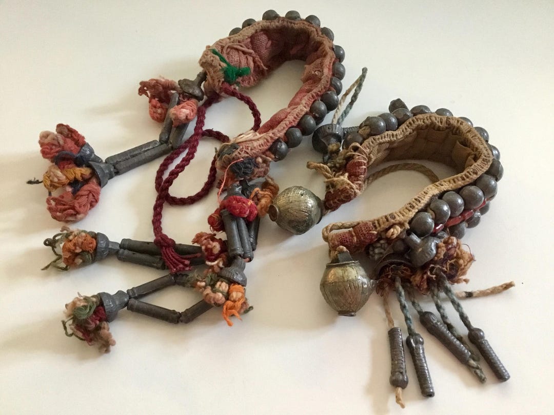 Buy Heavy Indian Banjara Upper Arm Band Vintage Semi Antique Original  Tribal Jewelry, Decorative Collectors Item, Lambani Dance Wear Adornments  Online