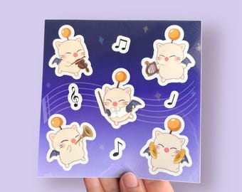 Final Fantasy Musical Moogle Sticker Sheet
