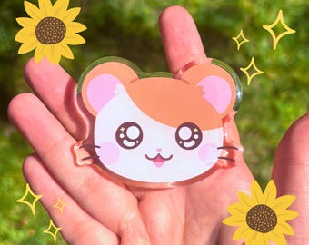 Hamtaro Ham-Ham Phone Grip Accessory