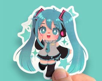 Chibi Vocaloid Sticker: Hatsune Miku & Friends
