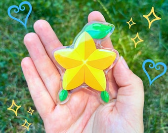 Kingdom Hearts Paopu Star Fruit Phone Grip Accessory