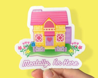 Nostalgic Hamtaro Ham-Ham Clubhouse Toy Vinyl Sticker Decal