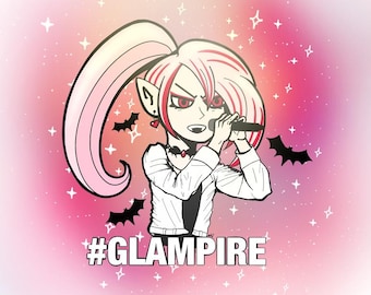 Glampire Sticker