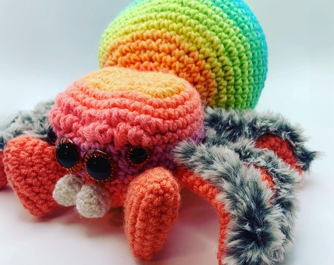 Jumping Spider Amigurumi/ Crochet Jumping Spider