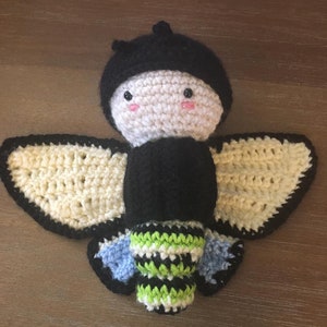 Caterpillar to Butterfly Amigurumi/ Crochet Butterfly