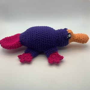 Crochet Platypus- Choose your own colors!