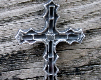 Cross Necklace Byzantine Medieval Gothic Style