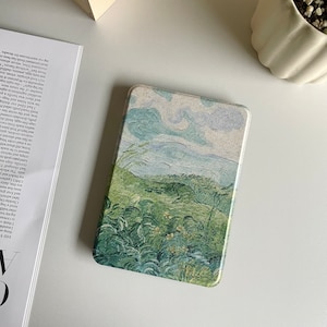 Scenery Kindle-fodral för Paperwhite 5/6, Kindle 2024/2022 – Kindle Paperwhite-fodral med handrem – Personlig present till e-läsare