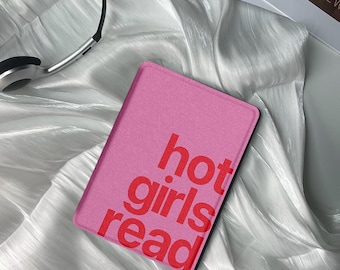 Hot Girls Read Kindle Cover - Fits Kindle Paperwhite 12th Gen and All Models - Auto Wake/Sleep - Personalized Gifts for Her