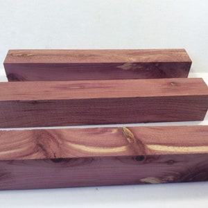 3 Beautiful Aromatic Red Cedar Blocks 2 x 1/34 x 12 inch, Crafts, Turkey calls,Pens, Wood-burning image 1