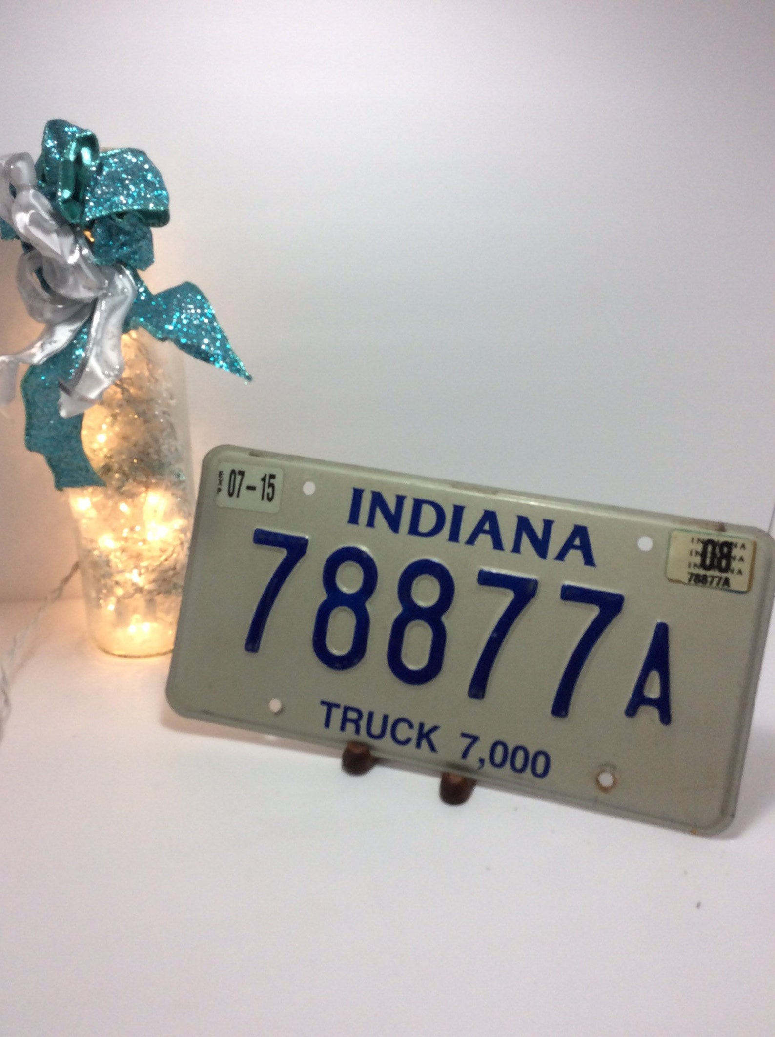 Vintage Indiana License plate Vintage plate Old license | Etsy