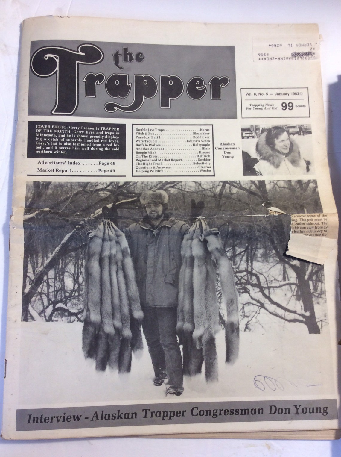 4 Vintage the Trapper Magazine Trapping Nostalgiacrafts Etsy