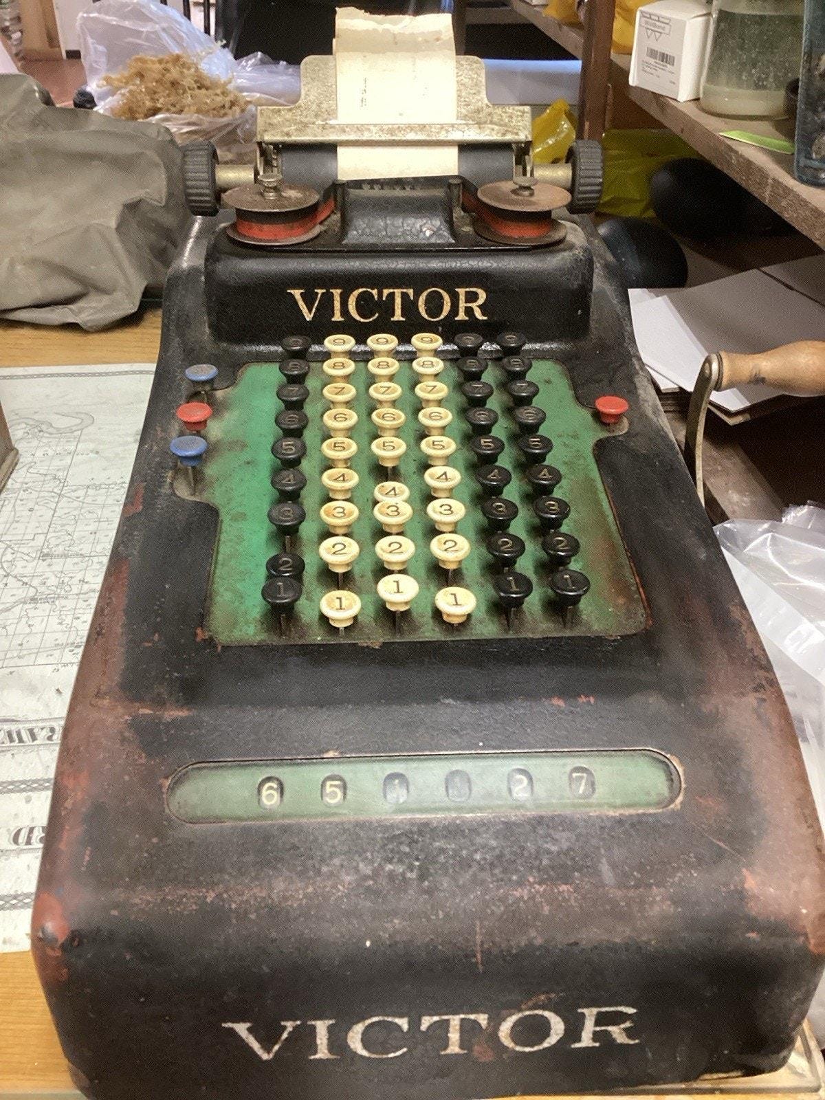 Victor Adding Machine - Etsy