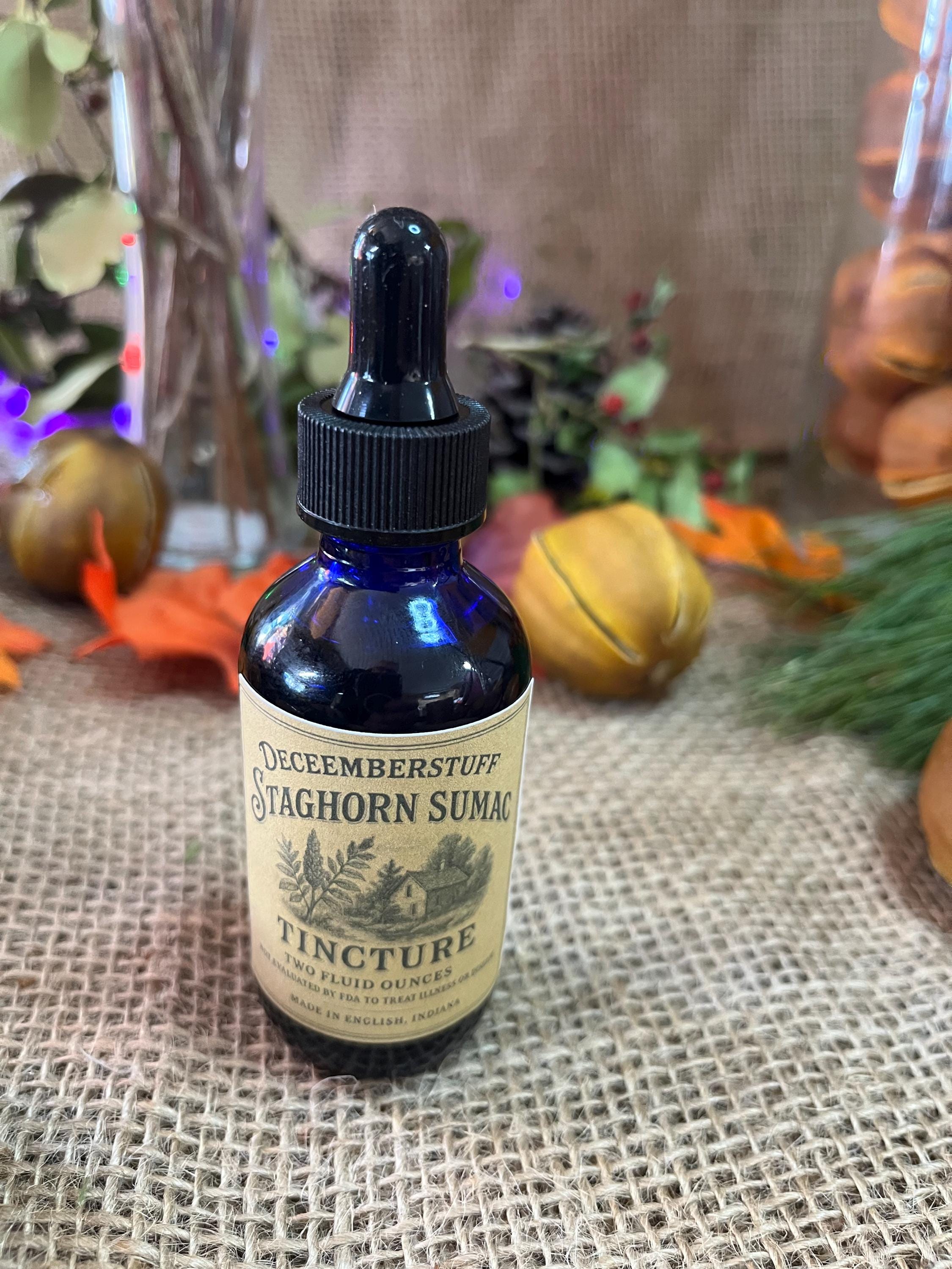 Staghorn Sumac Tincture 2 Oz | Decemberstuff Wildcrafted Herbal Extract ...
