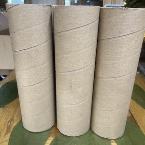 6 Heavy Duty Cardboard Tubes 11-1/4”Length x 3” Diameter Good for DIY Crafts! afbeelding 1