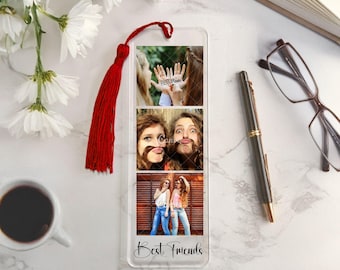 personalized bookmark, memorial bookmark, acrylic bookmark, photo bookmark, keepsake gift, book lover gift, custom photo gift