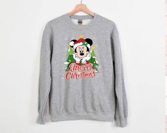 Musse Pigg & Vänner Jultröja, Disney Familjejultröja, Perfekt julklapp till Disney Tröja, Disneyfigurströja