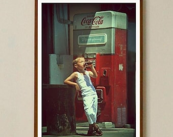 希少【COCA’COLA】VINTAGE ポスター チラシ 広告 50years Original Vintage Cocacola Coke Poster Advertising Coca Cola