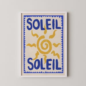 Impresión floral bohemia de sol: acuarela costera italiana (descarga digital)