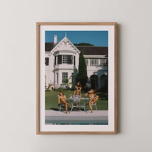 Pool Girls Print: Luxurious Summer Photo Art (Digital Download)
