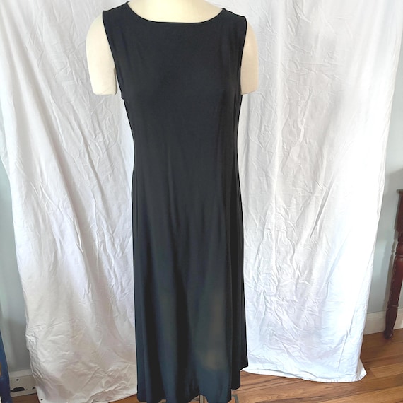 Vintage Eileen Fisher Black Silk Georgette Dancer Dress Size Small - Etsy