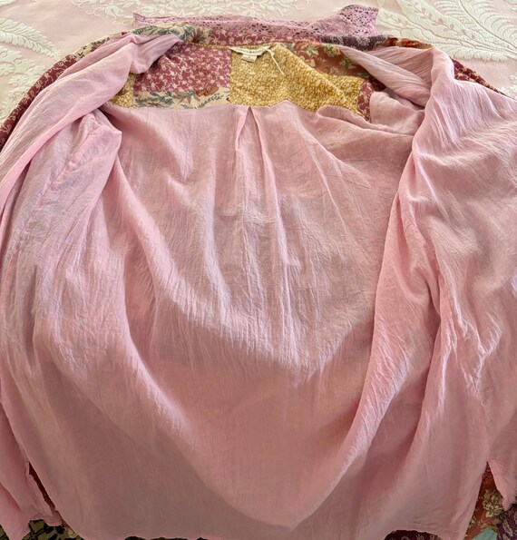 April Cornell Size Small S Patchwork Topper Jacke… - image 8