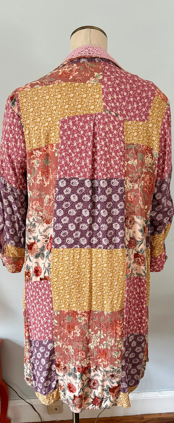 April Cornell Size Small S Patchwork Topper Jacke… - image 4