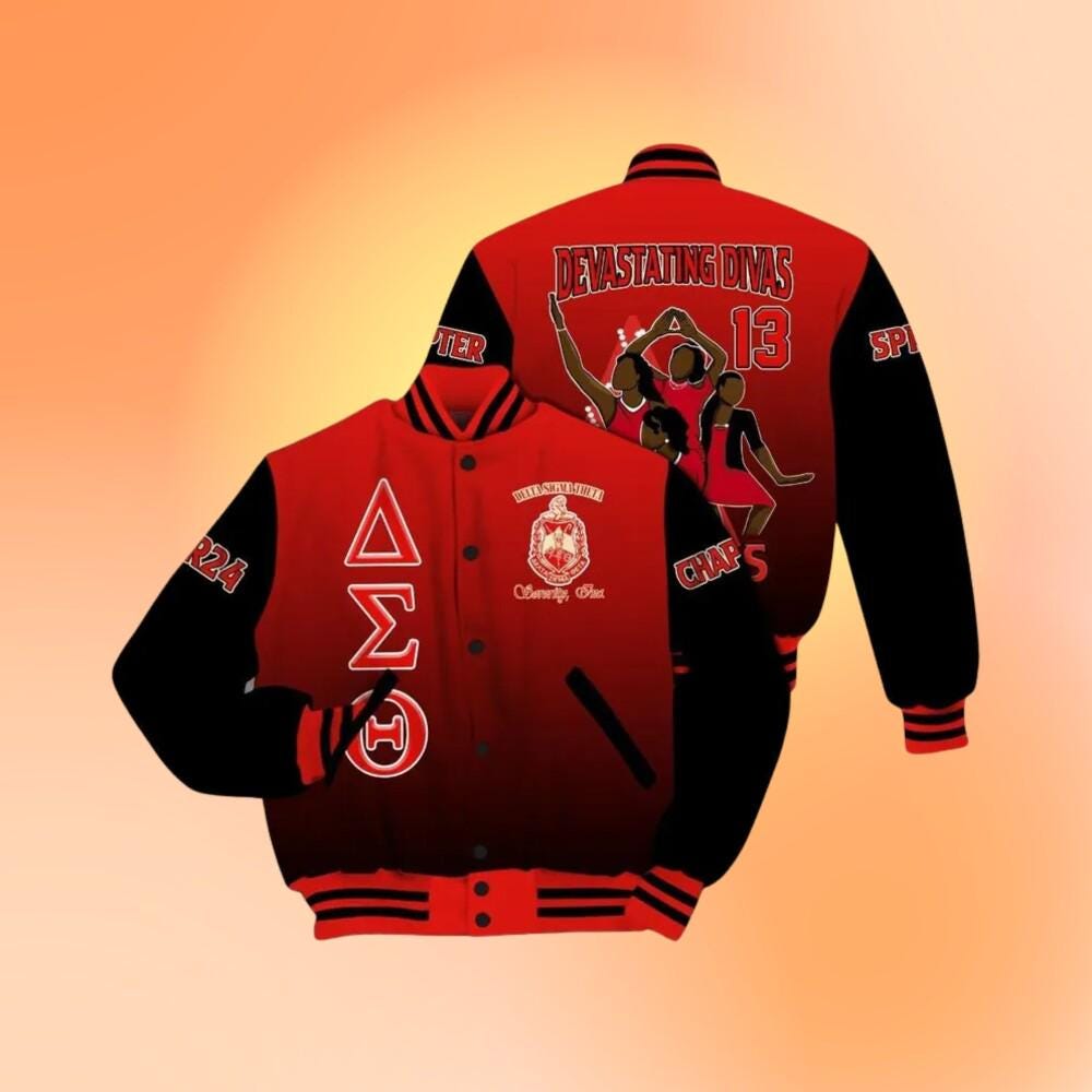 Delta Sigma Theta Varsity Jacket - Etsy Canada