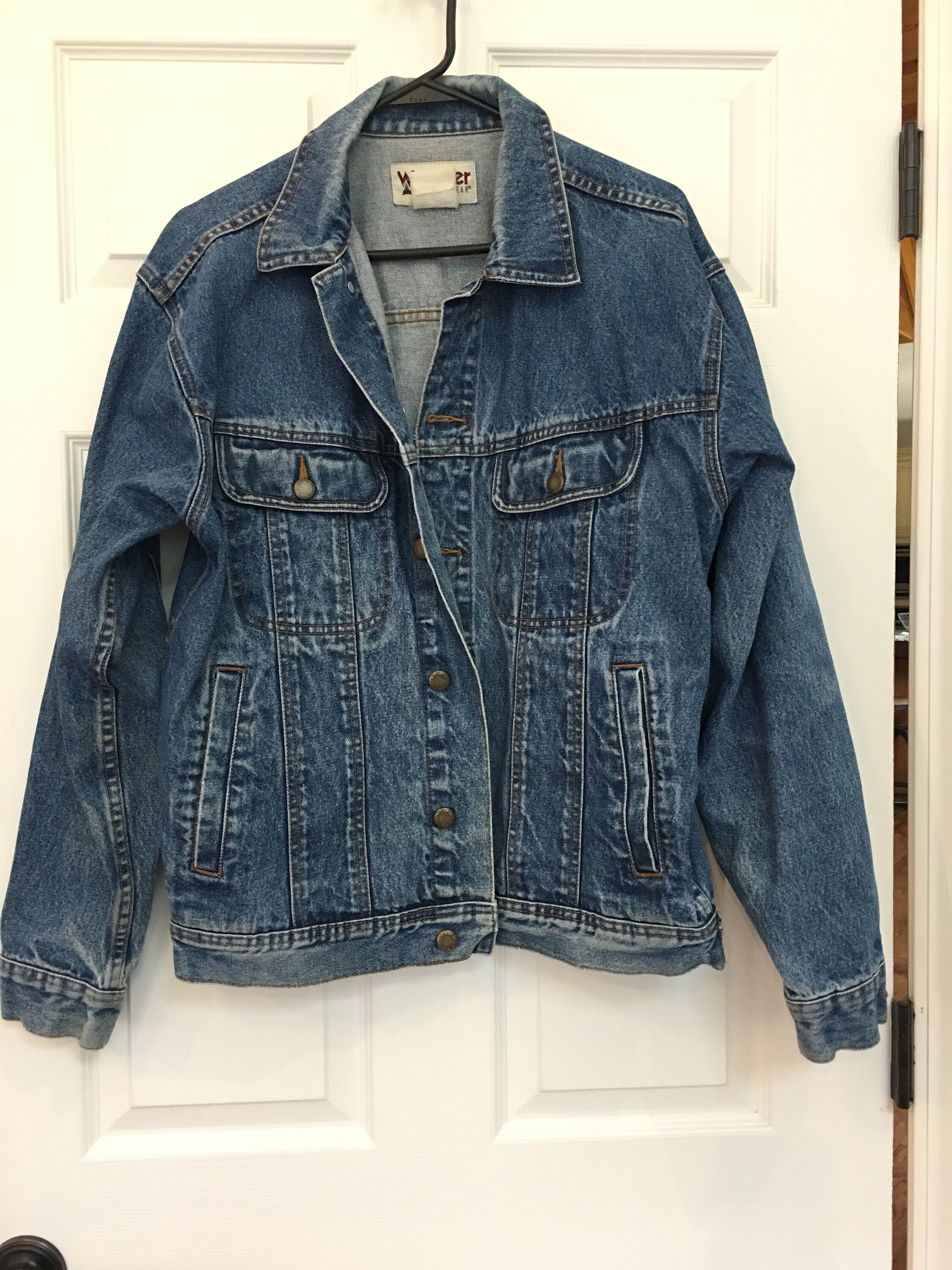 80s Wrangler USA製 DenimJacket vintage 80s USA Wrangler No Fault Denim Jacket / 1980年代 アメリカ製