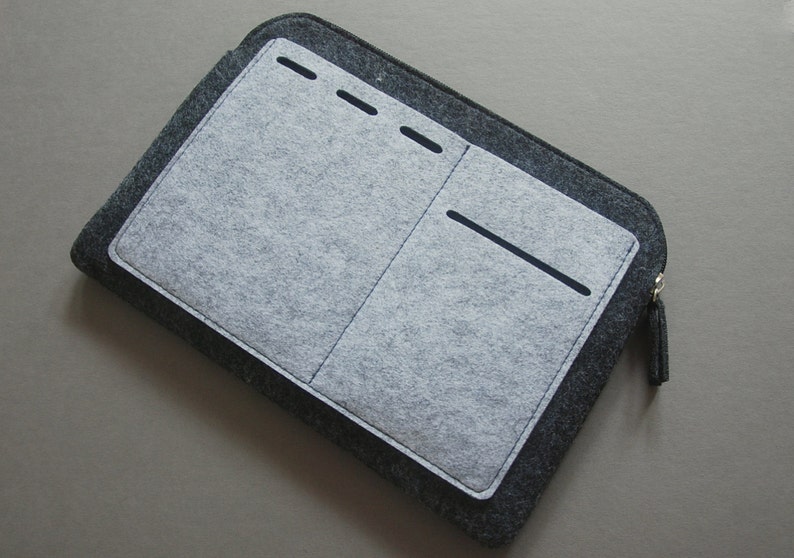 IPad Case Tablet Cover felt tech cover zipper bag. Etsy