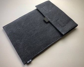 Estuche para computadora portátil, computadora portátil, 11 pulgadas, 13 pulgadas, 14 pulgadas, 15 pulgadas, 16 pulgadas, Macbook y otros. Por encargo. Denim vertical/acolchado/retro.