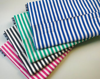 Laptop Case/Laptop Sleeve, for MacBook 11inch/13inch/15inch, made to order for other laptop models.  Cotton/Padded/Stripes.