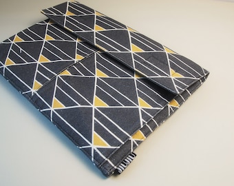 Laptop Case, for 11-16 inch MacBook, and other laptop models,  Padded/Canvas/geo.