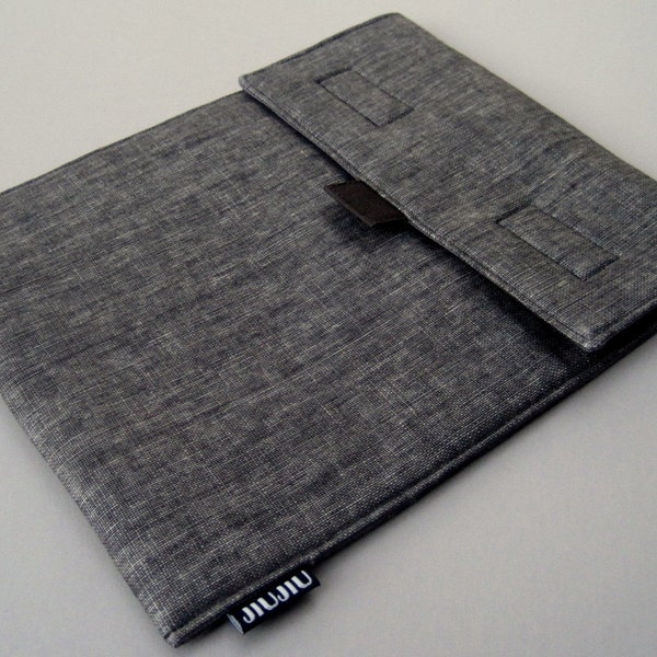 15inch Laptop Case, Laptop Sleeve, for 15inch MacBook Pro and other laptop models, Padded/Linen/Dark Gray.