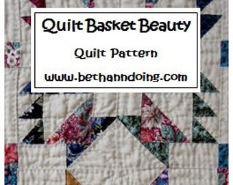 Quilt Basket Beauty Quilt Pattern from The Quilt Ladies - PDF Download