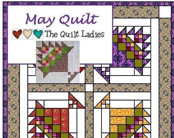 May Basket Quilt Pattern - May Quilt Pattern, from The Quilt Ladies