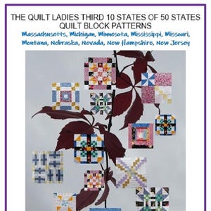 Third 10 State Quilt Block Patterns from The Quilt Ladies