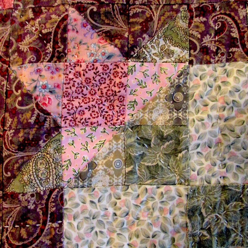 A Big Brown and Pink Quilt Pattern Book from The Quilt Ladies www.bethanndoing.com