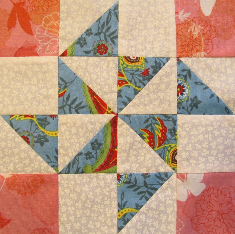 “The Ladies” quilt block sampler pattern book with  68 - Eight by Eight Inch quilt pattern blocks, quilt blocks not too small and not too large. And this quilt pattern is from The Quilt Ladies.