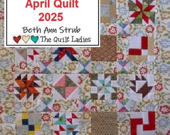 April Quilt Pattern 2025 - Make It Special PDF Download