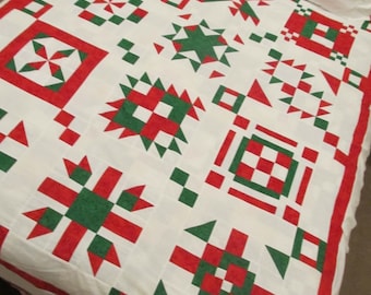 A Holiday Quilt Pattern Book Complete Cutting and Sewing Instructions - PDF Download
