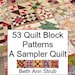 see more listings in the Sampler Quilt Pattern  section